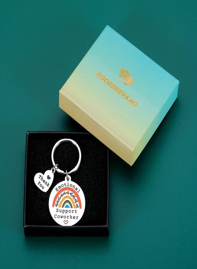 FOOZDEEVAAQ Coworker Leaving Gifts for Women Men Christmas Stocking Stuffers White Elephant Valentine Emotional Support Coworker Gifts Emotional Support Keychain Goodbye Farewell Employee Appreciation Dispatcher - Image 4